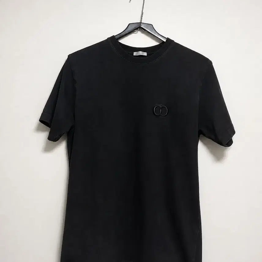 [BUNJANG] Dior CD Short Sleeve T-Shirt Black L / 디올 CD 반팔 티셔츠 블랙 L