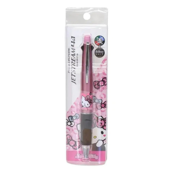 [BUNJANG] Jetstream Hopi Hello Kitty 4-Color Ballpoint Pen with Mechanical Pencil / 제트스트림 호피키티 4색 볼펜