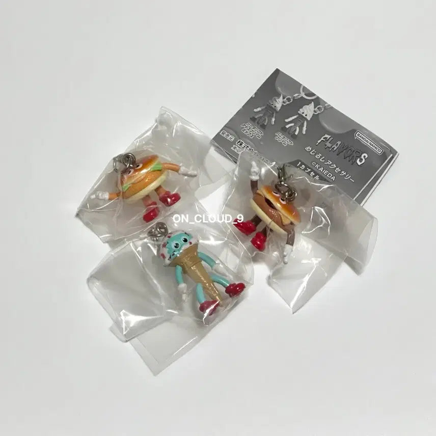 [BUNJANG] Bandai Flavors Gacha Hamburger Ice Cream Set / (세트) 반다이 FLAVORS 플레이버즈 메지루시 가챠 햄버거 아이스크림
