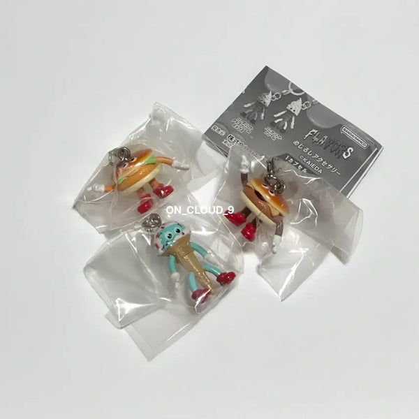 [BUNJANG] Bandai Flavors Gacha Hamburger Ice Cream Set / (세트) 반다이 FLAVORS 플레이버즈 메지루시 가챠 햄버거 아이스크림