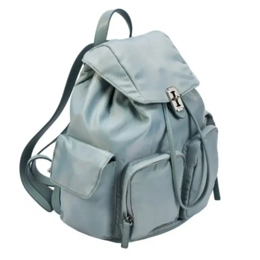 [BUNJANG] Vunque Hey Double Pocket Backpack Medium Mint / 분크 민트 Hey Double Pocket Backpack M (헤이 더블 포켓 백팩 미듐)