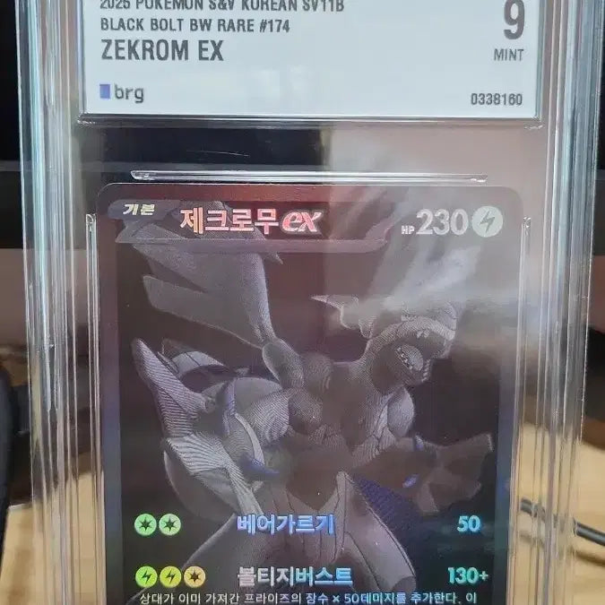 [BUNJANG] Zekrom EX BW Rarity Graded 9 Mint / 제크로무 bwr brg 9등급