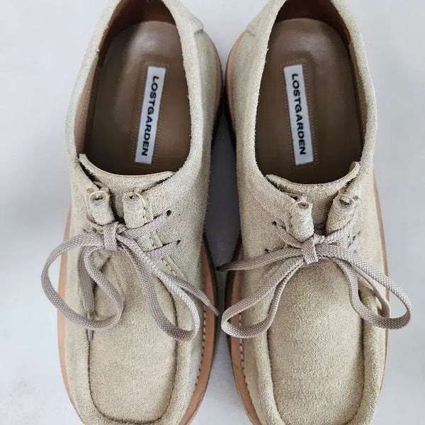 [BUNJANG] Lost Garden Dive Beige Platform Shoes / 로스트가든 다이브 베이지