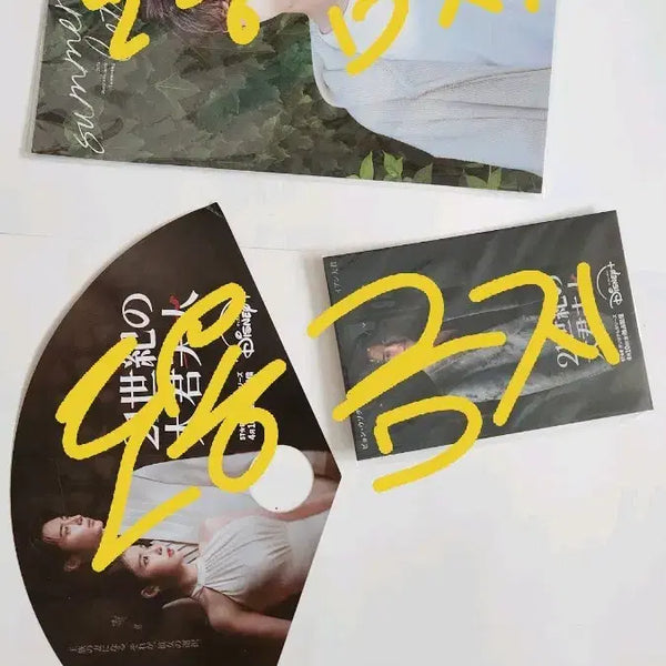 [BUNJANG] Byun Woo-seok 21st Century Grand Prince Japanese Edition Summer Letter Poster Fan / 21세기대군부인 변우석 일본판 굿즈 썸머레터 쏘울메이트 일본 포스터 부채 호패