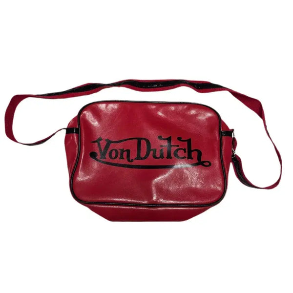 [BUNJANG] Von Dutch Red Logo Crossbag / VonDutch Red Logo Crossbag