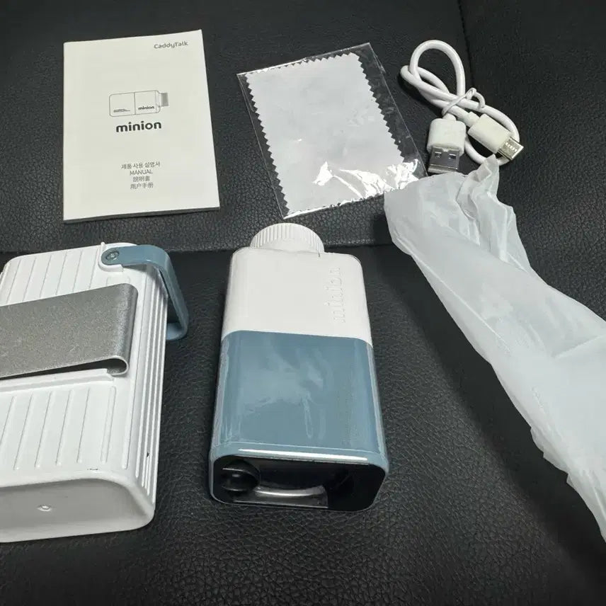 [BUNJANG] Caddytalk Minion1 Golf Rangefinder White & Blue (Unsealed, New) / 캐디톡 미니온 골프 거리측정기 새상품(단순개봉)