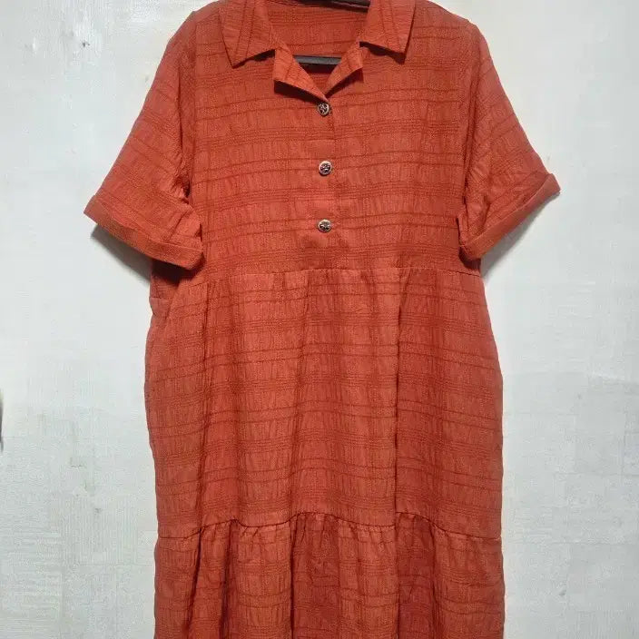 [BUNJANG] Elinne Crinkle Summer Dress Size 77 / 엘린느 크링클 썸머 원피스 77