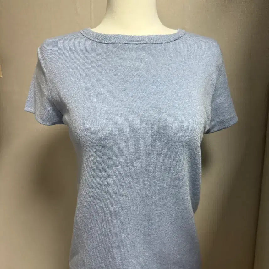 [BUNJANG] Yeon Sora Knit Short Sleeve T-Shirt / (상태좋음) 연소라 니트 반팔티