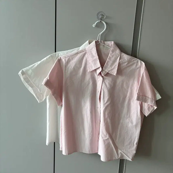 [BUNJANG] Women's Short Sleeve Shirts Bundle Set / 반팔 셔츠 일괄
