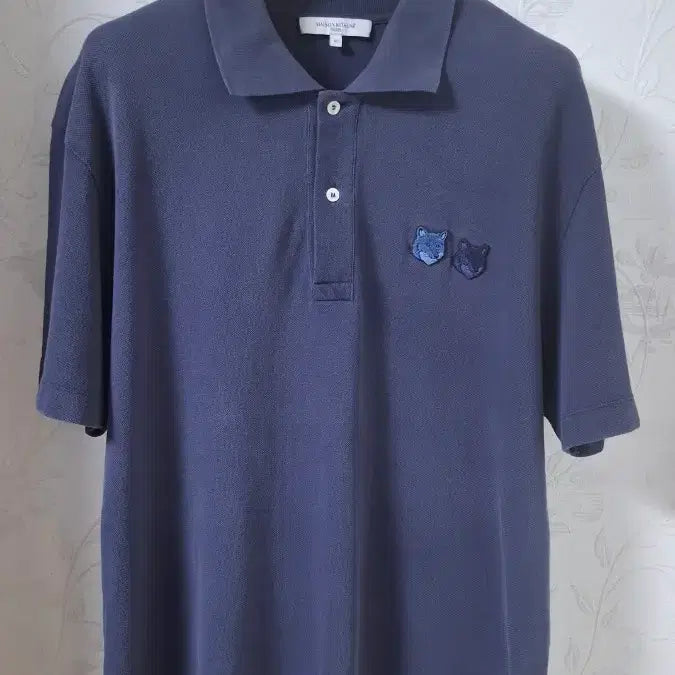 [BUNJANG] Maison Kitsuné Bold Double Fox Head T-Shirt Navy XL (110) / (24ss 백화점용) 메종키츠네 볼드 더블 폭스헤드 반팔티 110
