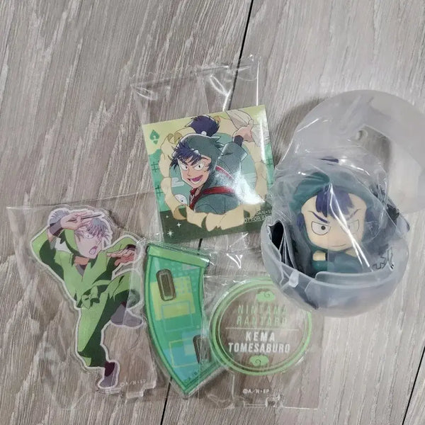 [BUNJANG] Nintama Rantarou Tomeisaburo Kema Acrylic Stand, Machiboke Figure, Sticker Bundle Set / 닌타마 란타로 케마 토메사부로 아크릴, 마치보케, 스티커 일괄