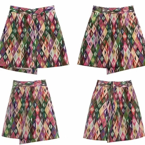 [BUNJANG] K-DABA Diamond Pattern Skirt (M) / 새상품!(가격제안O)K-DABA 다이아몬드 패턴 스커트 M 싸게 판매 합니다!