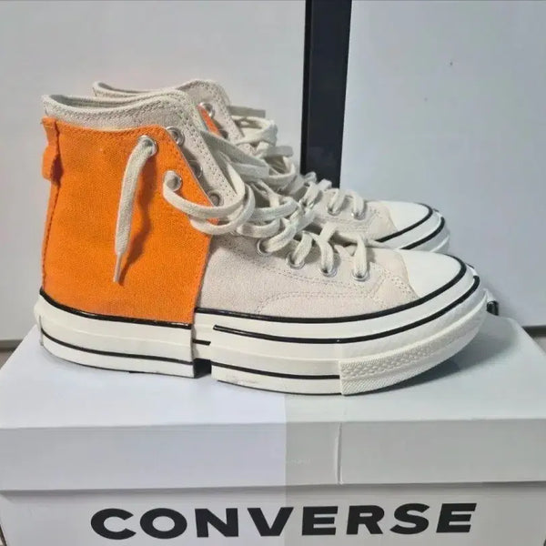 [BUNJANG] Converse Feng Chen Wang Chuck 70 2-in-1 Persimmon Orange Shoes / 컨버스 펑첸왕 척 70 투인원  퍼시몬 오렌지 260