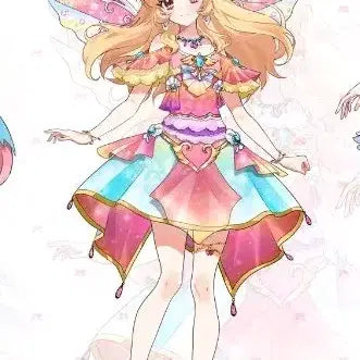 [BUNJANG] Ichigo Hoshimiya & Risa Kusaka Mermaid Acrylic Stand / [판매] 아이카츠 아이엠스타 비공굿 비공식 아크릴 스탠드 이치고 라임 머메이드 피스케스