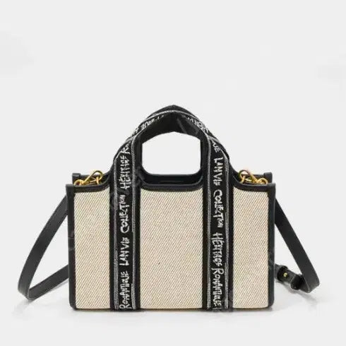 [BUNJANG] Hansem Langfang Linen Two-Way Bag / 한섬랑방 린넨 투웨이백