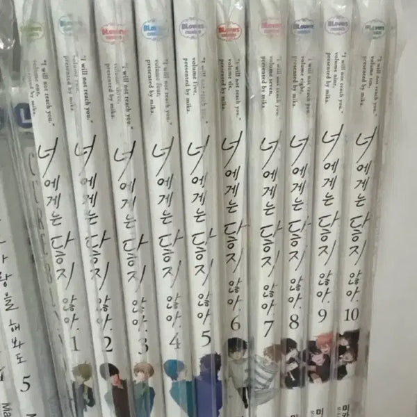 [BUNJANG] Your Lips Tell Complete Set Volumes 1-10 Manga / 너에게는 닿지 않아 1~10권일괄판매
