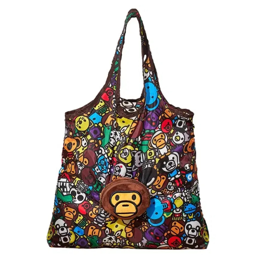 [BUNJANG] Starbucks x BAPE Collaboration Shopping Bag & Keychain Set / 스타벅스 베이프 장바구니 / 키링