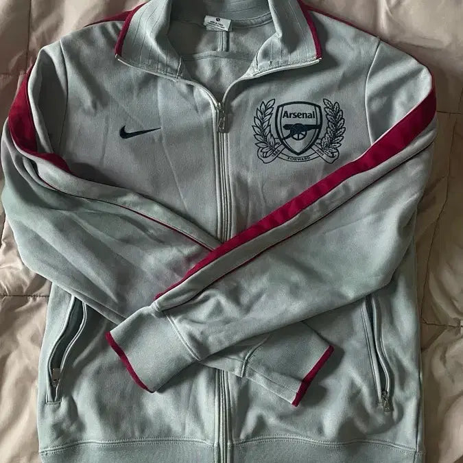 [BUNJANG] Nike Arsenal 125th Anniversary Track Top Jersey XL / 나이키 아스날 125주년 트랙탑 져지 그레이 XL
