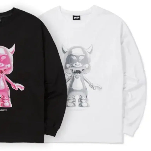[BUNJANG] OK2B JOKEY 3D Long Sleeve White / 오케이투비조키 3D 롱슬리브 화이트