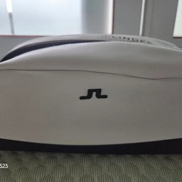 [BUNJANG] J.LINDEBERG Genuine Pouch Bag White / J.LINDEBERG 정품 파우치백 화이트