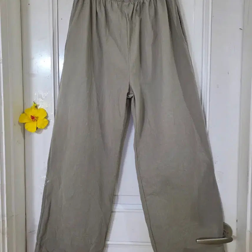 [BUNJANG] Wide Banding Cotton Jogger Pants / 요즘유행하는 봄 여름  디자인이쁜  고급스런  와이드 밴딩 면 조거통바지