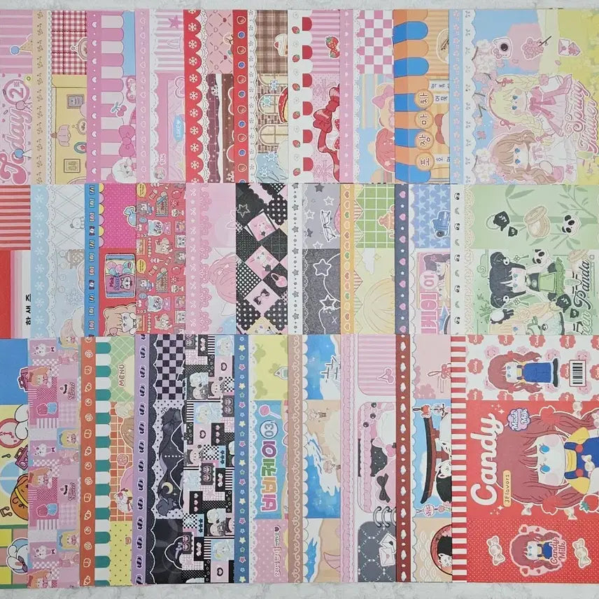 [BUNJANG] Bibi Design Wrapping Paper (300 Sheets) / 포용 비비님도안 랩핑지 300장