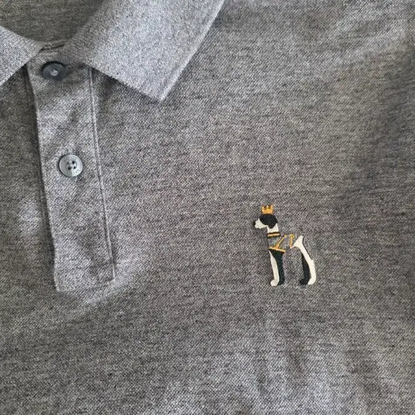 [BUNJANG] Hazzys Men's Short Sleeve Polo Shirt Grey Size 110 / 헤지스 반팔 카라티. 무료배송