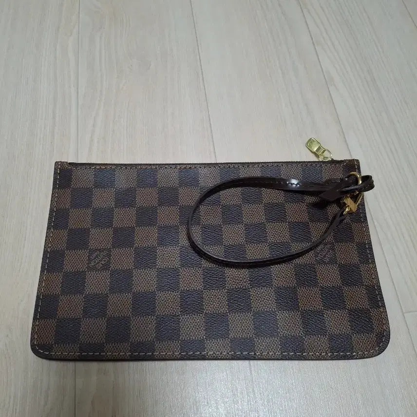 [BUNJANG] Louis Vuitton Damier Neverfull Pouch / (정품) 루이비통 다미에 네버풀 파우치