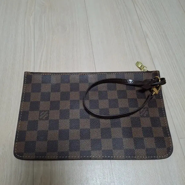 [BUNJANG] Louis Vuitton Damier Neverfull Pouch / (정품) 루이비통 다미에 네버풀 파우치