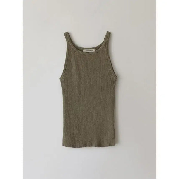 [BUNJANG] NOTHING WRITTEN Sleeveless Top Khaki Free Size / 낫띵리튼 나시