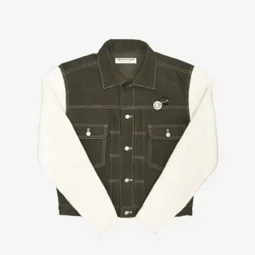 [BUNJANG] The Museum Visitor Knit Trucker Jacket / 더뮤지엄비지터  니트 트러커자켓