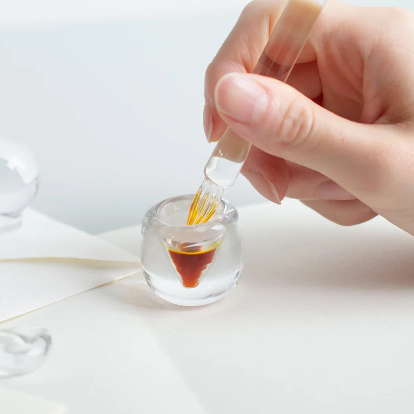 [BUNJANG] TAG Stationery Ink Puddle Round Glass Inkwell / 태그 스테이셔너리 잉크 퍼들 Round 유리 잉크웰 Ink Puddle