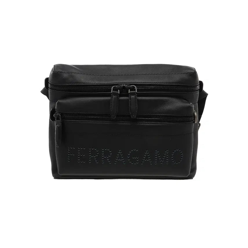 [BUNJANG] Salvatore Ferragamo Perforated Belt Bag / 페라가모 펀칭 벨트백