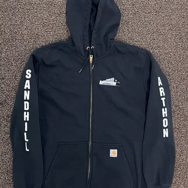 [BUNJANG] Carhartt Full-Zip Hoodie Black (L) / 칼하트 후드집업 블랙 (L)