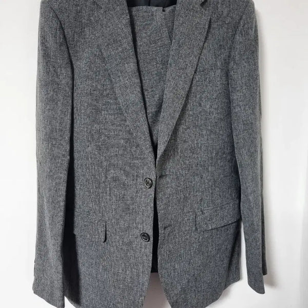 [BUNJANG] ZIOZIA Men's Suit Set 100/32 Melange Grey / ZIOZIA 남성 정장 세트100/32