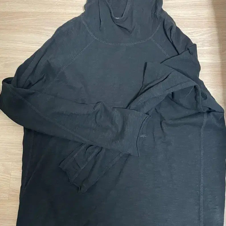 [BUNJANG] Polilter Human Index Turtleneck Hoodie / (2) 폴리테루 휴먼인덱스 터틀넥 후디