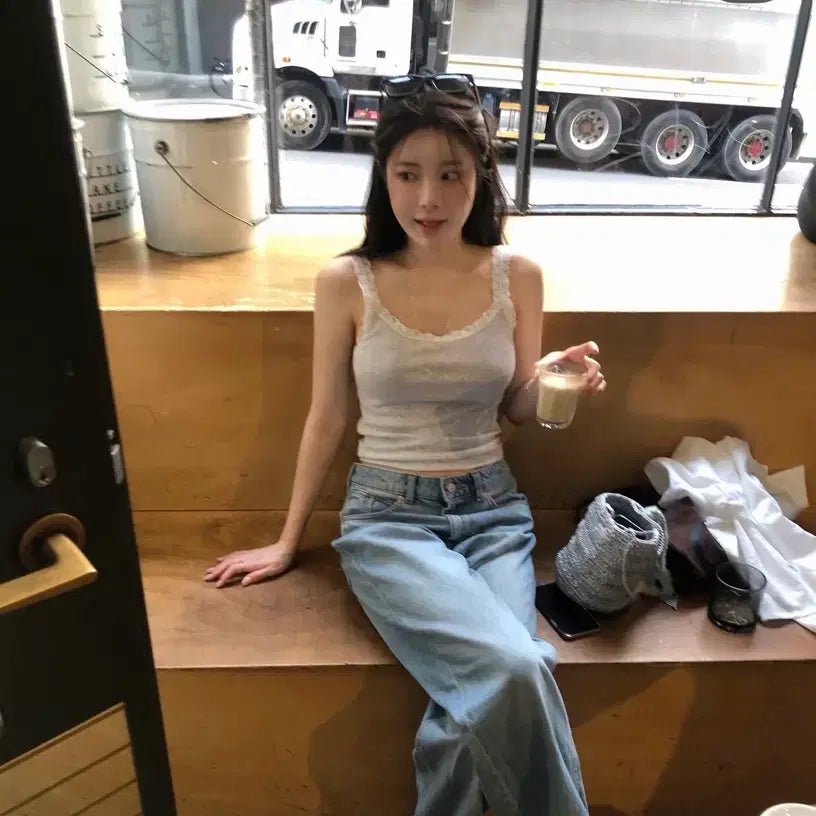 [BUNJANG] Monet Sleeveless Mélange / 모넷 슬리브리스 멜란지