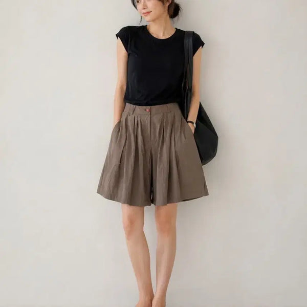 [BUNJANG] She's Miss Wide Skirt-Type Shorts / 30/쉬즈미스 와이드 치마형 반바지