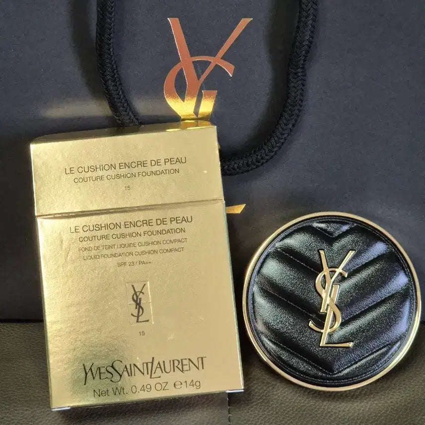 [BUNJANG] Yves Saint Laurent Encre de Peau Cushion Foundation SPF 23 PA++ (Shade 15) / 새상품 입생로랑 본품 15호 엉크르 드뽀 쿠션팩트