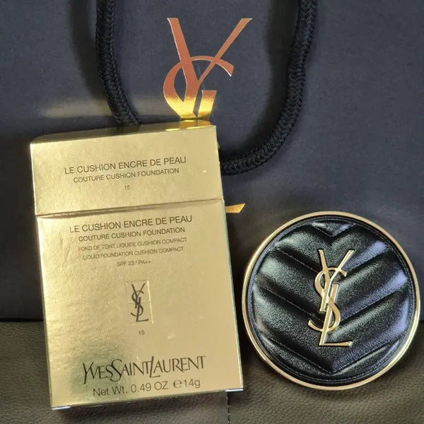 [BUNJANG] Yves Saint Laurent Encre de Peau Cushion Foundation SPF 23 PA++ (Shade 15) / 새상품 입생로랑 본품 15호 엉크르 드뽀 쿠션팩트