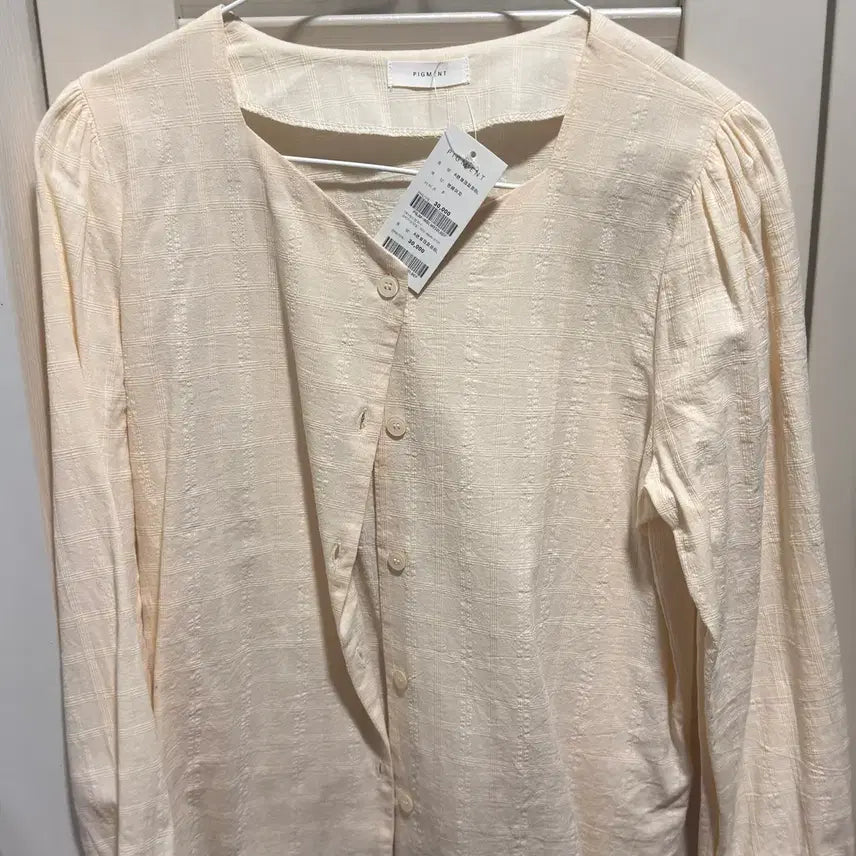 [BUNJANG] Pigment Blouse (New) / 피그먼트 블라우스 새상품