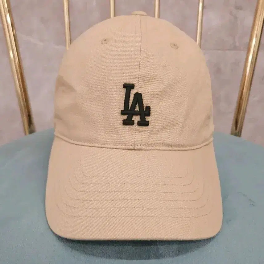 [BUNJANG] MLB LA Dodgers Baseball Cap Beige / MLB LA다저스 볼캡 모자 베이지