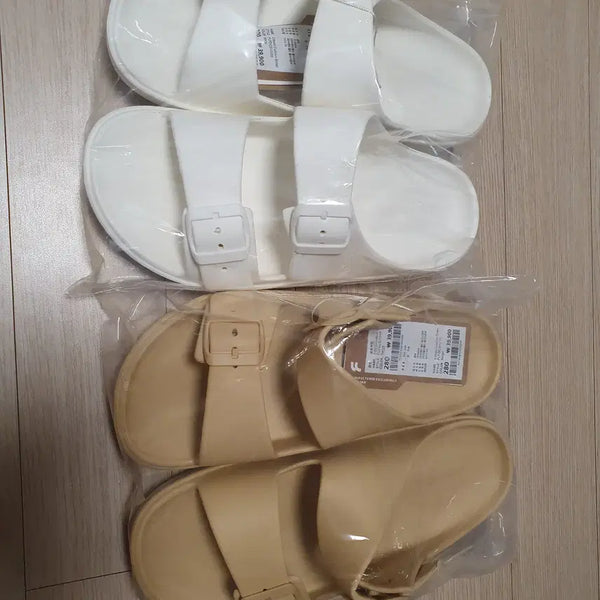 [BUNJANG] Folder Label Basic Cushion Slide Slippers / (새상품) 폴더라벨 슬리퍼 270mm/280mm