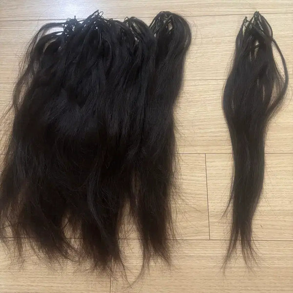 [BUNJANG] 16-inch Hair Extensions (No Tip & U-Tip) / 붙임머리 노팁 유팁 16인치 판매