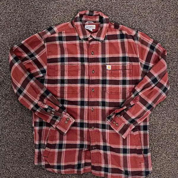 [BUNJANG] Carhartt Sherpa Lined Shirt Jacket (M) / 칼하트 셰르파 셔츠 자켓 (M)