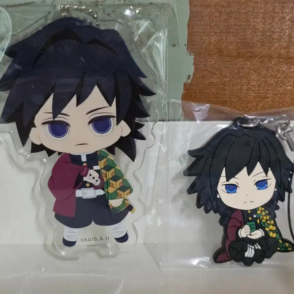 [BUNJANG] Demon Slayer Giyu Tomioka Acrylic Keychain & Rubber Strap / 귀멸의 칼날 기유 아크릴 키링 & 고무 스트랩