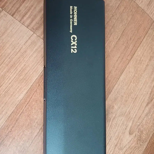 [BUNJANG] Hohner CX12 Black Harmonica (C Key) with Sheet Music Book / 호너 HOHNER CX12 블랙 하모니카 c 키 + 악보집