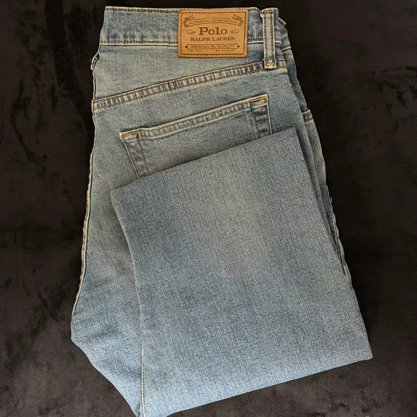 [BUNJANG] Polo Ralph Lauren Hampton Relaxed Straight Denim Pants - Size 34x32 / 폴로 랄프로렌 햄튼 릴렉스드 스트레이트 데님 팬츠 (34x32)