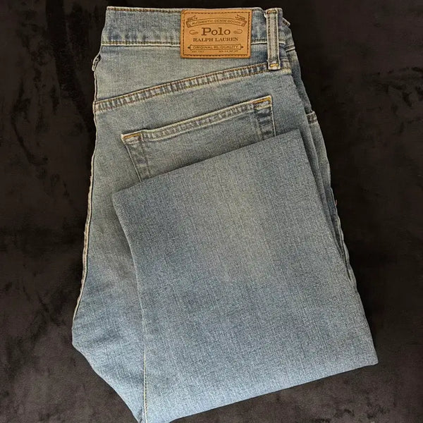 [BUNJANG] Polo Ralph Lauren Hampton Relaxed Straight Denim Pants - Size 34x32 / 폴로 랄프로렌 햄튼 릴렉스드 스트레이트 데님 팬츠 (34x32)