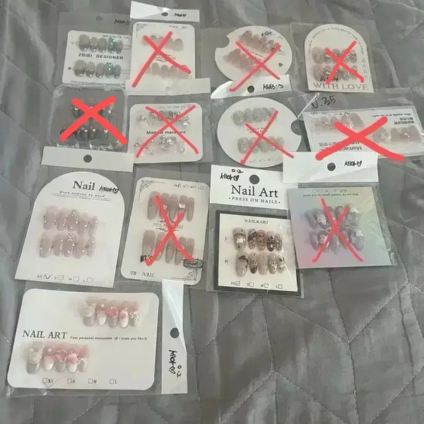 [BUNJANG] Xmall Nail Tip Set / xs 엑몰 네일팁 일괄 양도